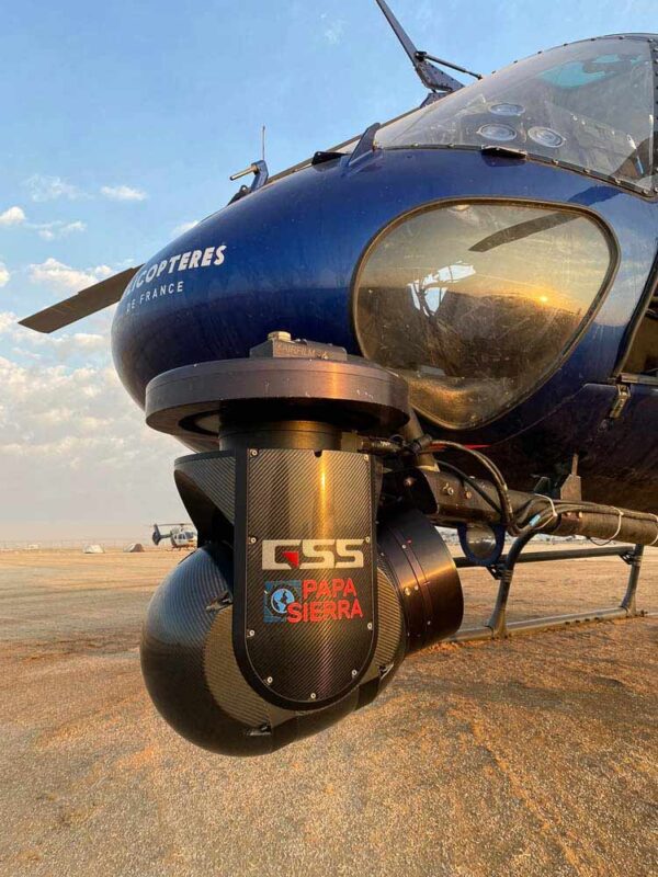 Cameras GSS 512 sur hélicoptère
GSS Cinema Series systems