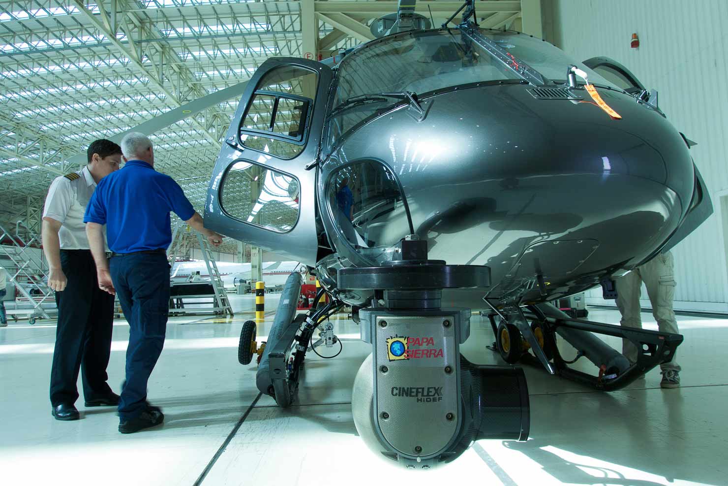 Installation d'une Caméras stabilisées GSS Papa Sierra France